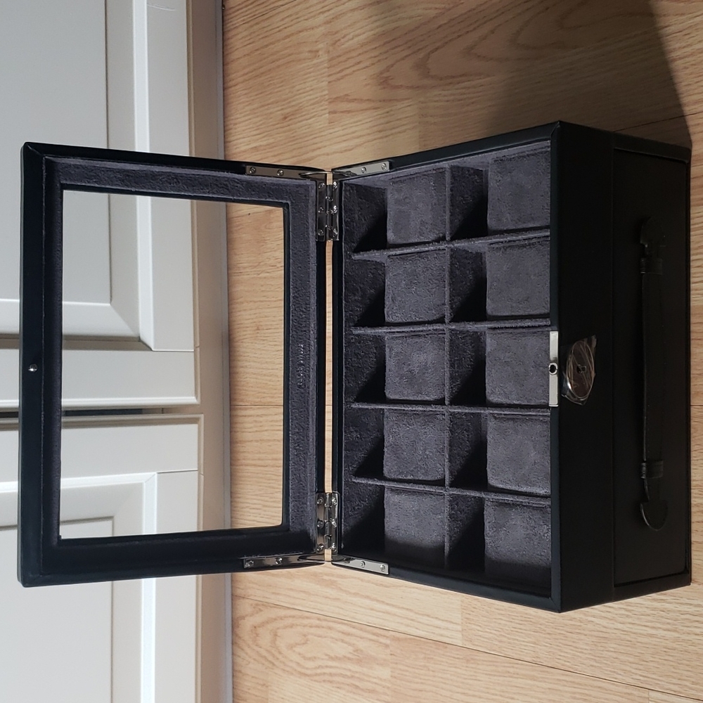Tech Swiss Genuine Leather Watch Box